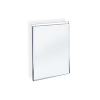 Azar Displays – Porte-affiche vertical en acrylique à fixation murale, 11 x 8,5 po, transparent, 10/paquet (162714)-Il peut être utilisé sur un panneau perforé suspendu, une grille murale, un grillage ou sur un mur avec des vis