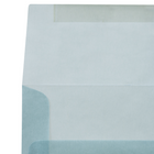 JAM Paper A6 Invitation Envelopes, 4.75 x 6.5, Ocean Blue Translucent Vellum, 250 Pack (PACV652H)-Paper Weight: 30 lbs.