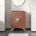 Modway Daylight 24" Bathroom Vanity Cabinet - Walnut-Sink Basin Not Included