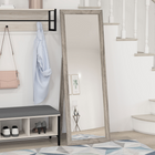 HOMCOM Full Length Mirror - 20.1" W x 57.9" H - Grey-Thick mirror for a gleaming and beautiful finish 