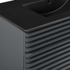 Modway Render 36" Bathroom Vanity - Grey/Black-Fixtures Not Included