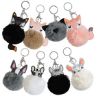 Merangue Keychains - Dog, Cat, Fox-Keychain