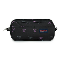 JanSport - Grande Pochette Pour Accessoires, Bad Bows-La pochette à accessoires à deux compartiments est parfaite pour transporter des stylos et des crayons d'un côté et des cordons d'alimentation de l'autre
