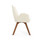 Chaise d’invité en tissu MidMod by Union & Scale − Crème-Apporte une touche moderne et classique à n’importe quel espace