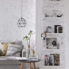 D-C-Fix Adhesive Film - 17"W x 78"L - Marble Grey - 2 Pack-PCV Adhesive Film in Marble Grey