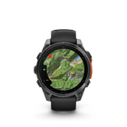 Garmin fēnix 8 - AMOLED Outdoor Recreation/Adventure Watches - 47 mm - Slate Gray with Black Silicone Band-Your training readiness score is based on sleep quality, recovery, training load and HRV status to determine if you’re primed to go hard and reap the rewards (data presented is intended to be a close estimation of metrics tracked)