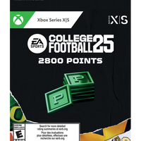 EA Sports College Football 25 : 2800 points pour Xbox Series X [Téléchargement]-Genre: Sports