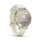 Garmin Lily 2 Active Lunar Fitness Tracker Smartwatch - Gold with Bone Silicone Band-10