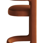 Modway - Winslow Performance Velvet Tabouret de comptoir - Rouille-Rembourrage en mousse dense