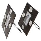 Cathay Importers – Cadre photo en métal avec coquillages, 4 x 6 po (EC-22-0094)-4 x 6 po
