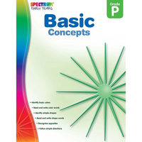eBook: Spectrum 104455-EB Basic Concepts - Grade Pre-K-You will receive two emails: one confirming your entire order, and one with a "Download Software" buttonYou can download immediately or return to your email to download later