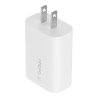 Belkin BoostCharge 25W USB-C Power Delivery 3.0 PPS Wall Charger - White-Features a 25W USB-C port PD with PPS technology