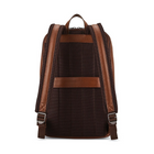 Samsonite Classic Leather Slim Backpack 14.1", Cognac-16 x10.8 x 5.5"