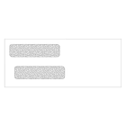 Deluxe - Enveloppes de sécurité autocollantes à double fenêtre, 8-5/8 po x 3-5/8 po, paq./500 (92663-500)-Double fenêtre, autocollantes