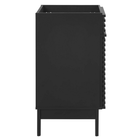 Modway Render 24" Bathroom Vanity Cabinet - Black-Dual Soft-Close Doors