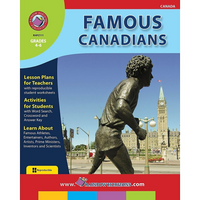 Livre numérique : Famous Canadians (format PDF, téléchargement pour 1 utilisateur), ISBN 978-1-55319-439-2, 4e à 6e année-Vous recevrez deux courriels : un confirmant toute la commande et l'autre avec un bouton Download Software (Télécharger le logiciel). Vous pouvez télécharger immédiatement ou revoir votre courriel pour télécharger plus tard.