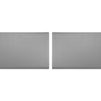 WeatherTech ComfortMat Connect Modular Anti-fatigue End Mats - Bordered - Grey - 2 Pack-Each End Piece is 3 feet long (0.91 m). Snap two together and you have a 6-foot (1.82 m) ComfortMat Connect!