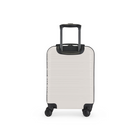 Swiss Mobility - SEA Ensemble de 3 valises rigides - Lait d'avoine-Intérieur doublé emblématique avec panneau de séparation, poches pratiques et sangles de serrage pour garder le contenu organisé et en place