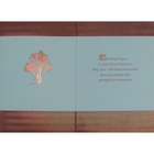 Rosedale Gold – Cartes de souhaits et enveloppes, With Sincere Sympathy, 5 1/2 x 8 po, 6/paquet (19947)-Cartes de souhaits de qualité comparable à celles qu’on retrouve dans un magasin spécialisé