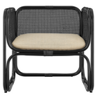 Modway - Ellis Rotin naturel Fauteuil d’accent - Noir-7