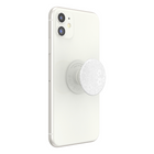 PopSockets - PopGrip - Blanc Frais-Fonctionne comme un support pratique pour regarder des vidéos à la volée