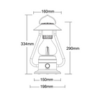 De-Light Series "The 5 Elements" All-In-One Lamp, Wood Green-Lithium Battery : 5000mAh