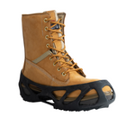 Impacto - Surchaussures Stride à crampons multidirectionnels en laiton pour la glace - Taille S - Homme 4-7 / Femme 5-8 - Noir - 1 paire-Conçu pour une traction maximale afin de permettre une foulée naturelle