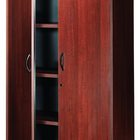 Heartwood Star 72" H Storage Cabinet - Cayenne Cherry-Including one fixed shelf and three adjustable shelves