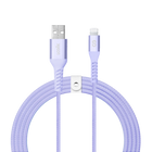 LOGiiX Vibrance Braid 1.2M USB-A to Lightning - Lavender-1.2M (*3.94 ft) USB-A to Lightning cable to charge & sync Lightning devices