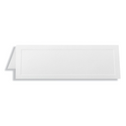 St. James™ – Cartes-tentes gaufrées Overtures® traditionnelles, pliables à 8 1/2 x 2 3/4 po, blanc, 100 cartes-Cartes-tentes