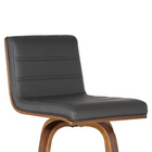 Armen Living Vienna 30" Bar-Height Bar Stool - Grey-Spot Clean