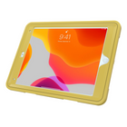 CTA Digital Protective Case with Rotatable Grip Kickstand for 10.2" iPad Gen 7 and 8, Air 3 and 10.5" Pro - Yellow-Outer silicone jacket offers additional protection