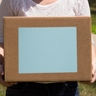 JAM Paper Full Page Labels - 8.5 x 11 Sticker Paper - Baby Blue - 2 Packs of 10 Labels-5