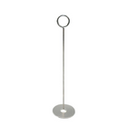 FuTECH - Porte-carte de table PCHC18, 8 po de haut, 10/paquet-Les pinces crocodile permettent d’afficher les cartes, les étiquettes de prix, les photos, les notes et les rappels, etc. Bases cylindriques moderne et robuste en acier inoxydable.