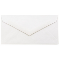 JAM Paper Enveloppes Strathmore à rabat en V, n° 7,75, 3,88 x 7,5 po, vélin banc lumineux, 500/paquet-Type de produit : Enveloppe Strathmore