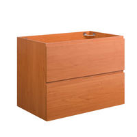 Modway - Scenic Fixation murale de 30" Armoire de toilette de salle de bain (lavabo non inclus) - Noyer cerisier-Armoire à coiffeuse de salle de bain
