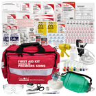 First Aid Central - Trousse de premiers soins avancée BC avec sac EMT en nylon-La trousse de premiers soins répond à toutes les exigences provinciales en matière de premiers soins