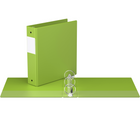 Davis Group Premium Economy Binder - Round Ring - 2" - Lime Green - 6 Pack-2"