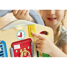 Hape - Playboard Lock & Learn-Encourage la résilience : Certains cadenas peuvent représenter un défi, ce qui permet aux enfants d'améliorer leur résistance et leur détermination en apprenant à ne pas abandonner facilement mais à persévérer dans leurs tentatives