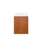 Modway Scenic 36" Wall-Mount Bathroom Vanity - Cherry/White-Ceramic Sink Basin
