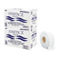 ABP PAPER – Rouleaux géants de papier hygiénique commercial, 2 épaisseurs, Avantage Plus, AV8330210-2 épaisseurs