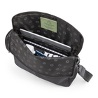 Bugatti, CBY2234BU-BLACK  Collection Reborn – Sac en bandoulière 2 en 1 – Fait de matériaux recyclés à 100% - Noir-Longue bandoulière réglable super soyeuse et agréable au toucher