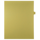 Mark Maker – Onglets séparateurs juridiques beiges, 1/15 onglets, format lettre, sans trous, numéro 95, 25/paquet-Onglets séparateurs beiges, 1/15 onglets