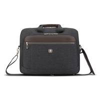 Swiss Gear - 17.3 po Sac  pour ordinateur - Gris-Gris, fabriqué en polyester
