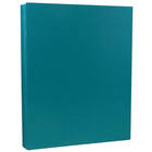 JAM Paper - Papier cartonné mat, 8,5 x 11 po, 80 lb, bleu sarcelle, 50/paquet (1524384)-Taille : 8 1/2 x 11 po