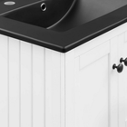 Modway Prestige 24" Bathroom Vanity - White/Black-Integrated Ceramic Top