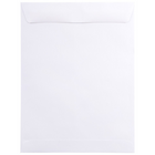 JAM Paper Enveloppes à ouverture au sommet et rabat droit gommé, 9 1/2 x 12 1/2 po, blanches, 1000 par paquet-Blanc
