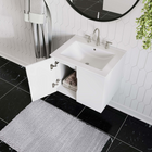 Modway Vitality 24" Bathroom Vanity - White-Wall-Mount Design