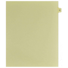 Mark Maker – Onglets séparateurs juridiques beiges, 1/15 onglets, format lettre, sans trous, numéro 62, 25/paquet-Onglets séparateurs beiges, 1/15 onglets