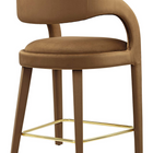 Modway Pinnacle Performance Velvet Counter Stool - Brown Gold - Set of 2-7